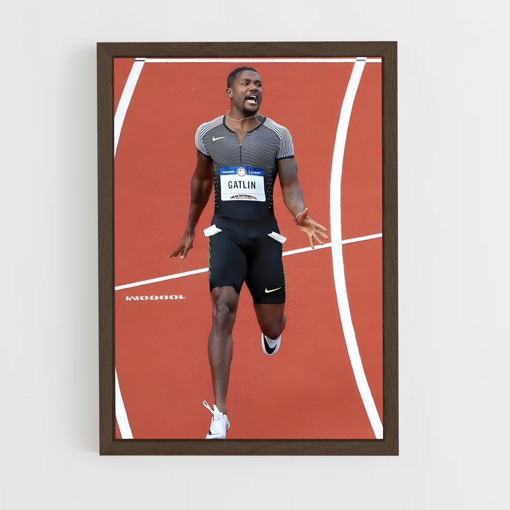 Poster Justin gatlin – affiche Athlétisme (vue 5)